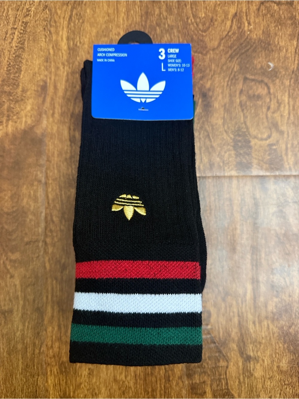 Adidas Crew Socks 3pack Size L
